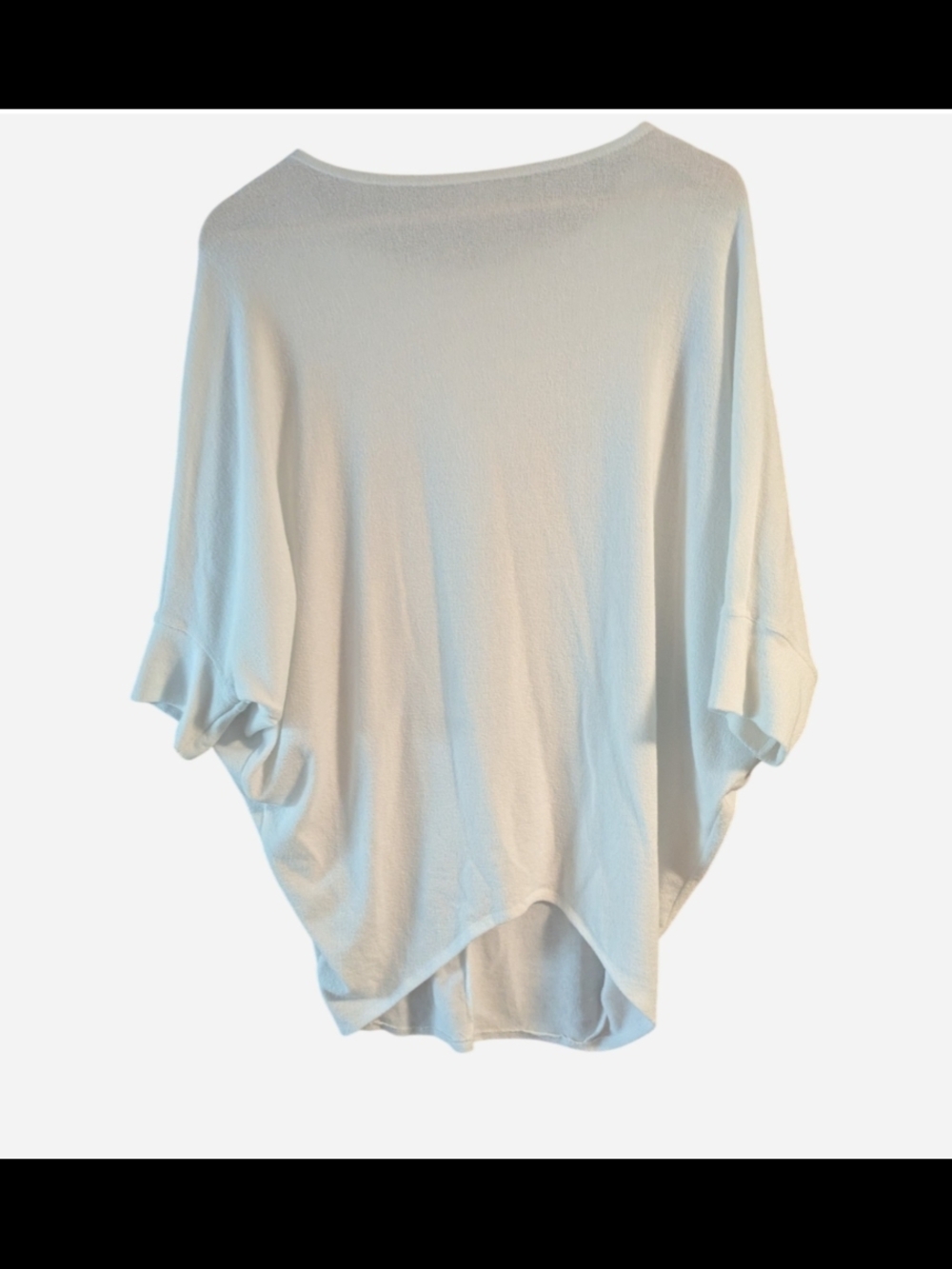 Never Worn Relaxed Dolman Sleeve Top in White